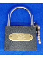 Замок навесной СЕРЫЙ-75мм (48(60) шт)