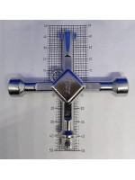 Электощит метал ATOS Універсальн.чотирьохсторонній- крест (треуг 9мм;квад -8мм;шестиг-8мм; круг-5мм)