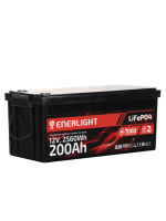 Аккумулятор ENERLIGHT LiFePO4 12V 200Ah 2,4 KW