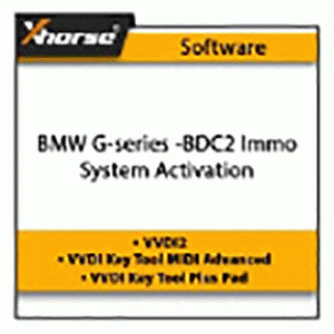 Активація BMW G Series BDC2 IMMO для роботи з адаптером Xhorse XDNPBGGL BMW G Series BDC2