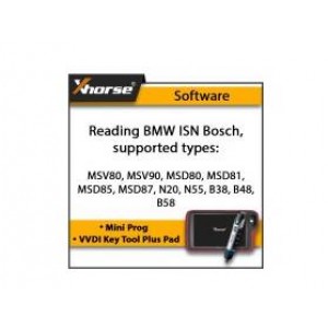 Активація Reading BMW ISN  Xhorse.MSV80.MSV81.MSV90.MSD85.MSD80.MSD87.N20.N55.B38.B48.B58.