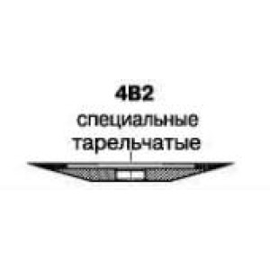 Круг алмазный шлифовальный тарельчатый 4B2 специальный (наружный диаметр круга 100мм-150мм, высота круга 10мм-12мм) БАЗИС