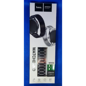 Ремешок для часов универсальный HOCO WH06  20 mm черный