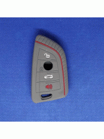 Силиконовый чехол с гравировкой для дистанционного ключа BMW FEM серии F 3 + 1 кнопки