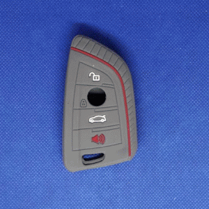 Силиконовый чехол с гравировкой для дистанционного ключа BMW FEM серии F 3 + 1 кнопки