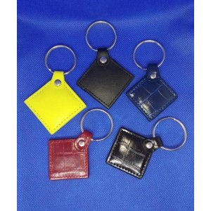 Заготовка, кожаный RFID брелок  