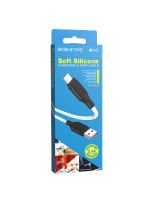 Кабель USB Borofone BX42 1м (2,4А) Silicone USB-A для IP .WHITE