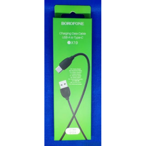 Кабель USB Borofone BX16/19  Lightning/T-C