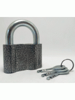 Замок навесной ASPECT ЗН-А-80 3кл. (П) серебро