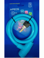 Замок велосипедный APECS PD-81-65CM BLUE
