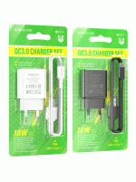 Сетевое зарядное устройство для Borofone BA72A/QC3.0 с кабелем Type-C.