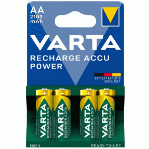 Акумулятор R6  VARTA ACCU AA 2100MAH BLI 4 NI-MH
