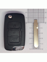 GELLY Emgrand Flip Remote Key Shell 3 кнопки