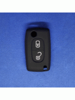 Силиконовый чехол для Peugeot Citroen 2006-2014 Flip Remote Key 3 кнопки тип2