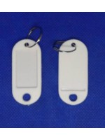 Бірки-номерки ОДНОКОЛЬОРОВІ - білі (упаковка 100 шт) Україна 