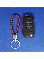 Кожаный чехол для Volkswagen Flip Remote Key 3 кнопки