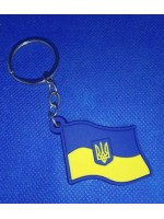 Брелок резиновий- прапор України(BRL-1)