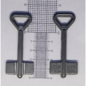 ЦАМ-Силумін двобородый 5,5мм (неходовий трикутна ручка)