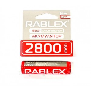 Акум,Rablex 18650 2800mAh(червоні)(16)