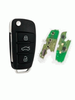 Audi A6L Q7 Flip Remote Key 3 Buttons 315MHz 8E Transponder (T)
