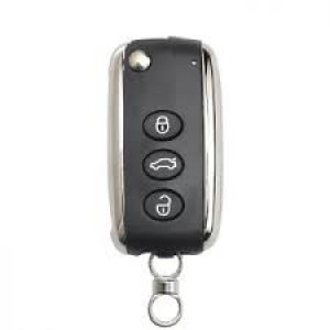 Bentley 2005-2015 Flip Smart Remote Key Shell 3 Buttons (T)