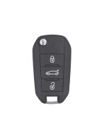 Citroen Flip Remote Key 3 Buttons 433MHz AES Transponder (T)