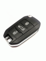 Peugeot 301 508 Citroen C-Elysee C4-Cactus Flip Remote Key 433MHz 3 Buttons (T)