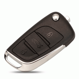 Citroen Original Flip Remote Key 3 Buttons 434MHz Transonder PCF7936 (T)