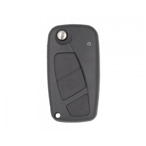 Fiat Panda Flip Remote Key Fob 3 Buttons 433MHz PCF7941A Transponder (T)