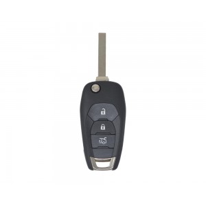 Chevrolet 2019 Flip Remote Key 3 Buttons 433Mhz PCF7937E Transponder (T)