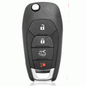 Chevrolet 2019 Flip Remote Key 4 Buttons 315Mhz PCF7941E Transponder (T)
