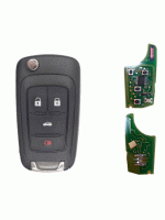 Chevrolet Camaro 2012-2015 Flip Remote Key 4 Buttons 433MHz (T)