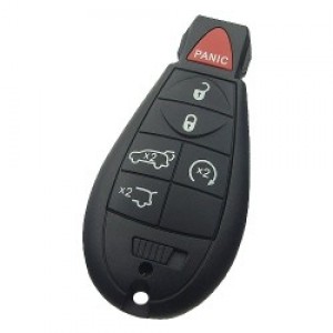 Chrysler Jeep Dodge Fobik Remote Key 6 Buttons 433MHz with Start Button (T)