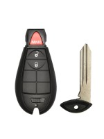 Chrysler Jeep Dodge Fobik Remote Key 3 Buttons 433MHz PCF7941A Transponder (T)