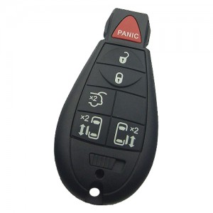 Chrysler Jeep Dodg Fobik Remote Key 6 Buttons with SUV Trunk 433MHz (T)
