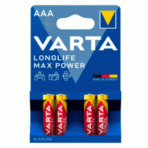 R3 VARTA MAX T./ LONGLIFE MAX PROWER  AAA(BLI-4) ALKALAIN