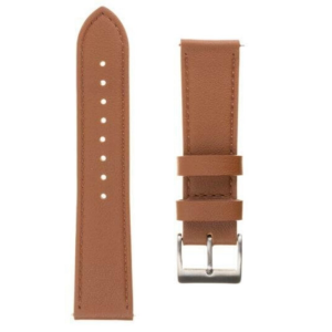 Ремінець унівверс 20mm(світло коричневий) Leather strap with straight tip