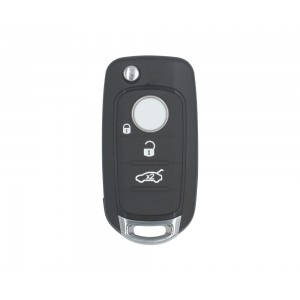 Fiat EGEA Flip Remote Key 3 Buttons 433MHz Megamos AES Transponder (T)