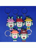 Брелок резиновий Авокадо в кепціі(27-5BR)