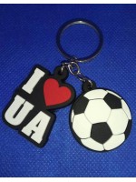 Брелок резиновий- Україна мячик(BRL-2)
