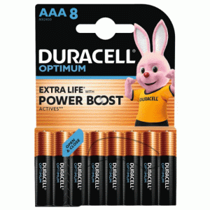 R3 DURACELL Optimum KPD 08*10  уп,1х8 шт.