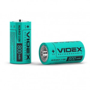 Аккумулятор VIDEX 16340 LI-ION 800 mAh
