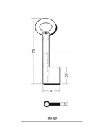 SKSO2D  /Canas/ диаметр 7 мм ,длинна 65 мм