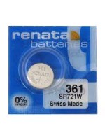 361 Renata батарейка (оксид серебра 1.55V)(7.9x2.1mm) (24mAh) (high drain)