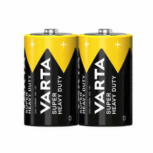R20 VARTA SUPERLIFE D FOL (BLI-2)ZINC-CARBON SUPER HEAVY DUTY (солевые батарейки)