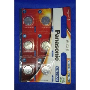 CR2025 Panasonic/блистер 6шт/