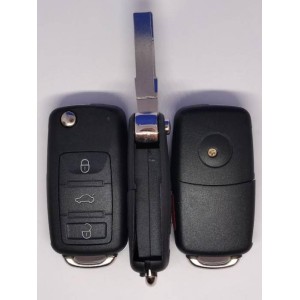 VOLKSWAGEN Корпус выкидного ключа 3+1 кнопки (01.02.03/04/08)Б
