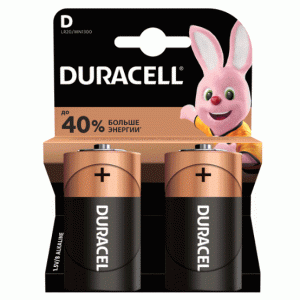 R20 DURACELL MN1300 KPN 02*10 уп. 2 шт.