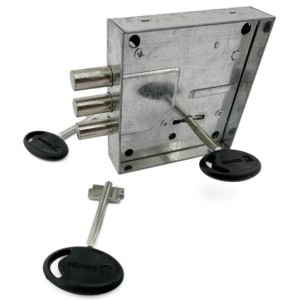 Замок накладний  ШерЛок 04,03  3ключа,баксет51мм,3ригеля/10мм,сейфовий