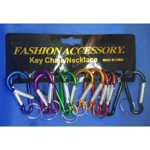 Брелок карабін кольоровий великий (2572)